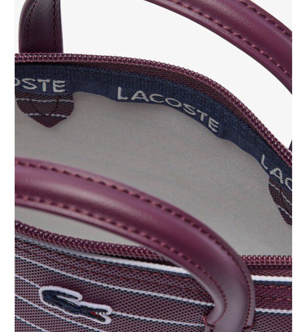 LACOSTE「【EC only】L.12.12コンセプトシーズナル ボーダーミニトートバッグ」|トートバッグ|