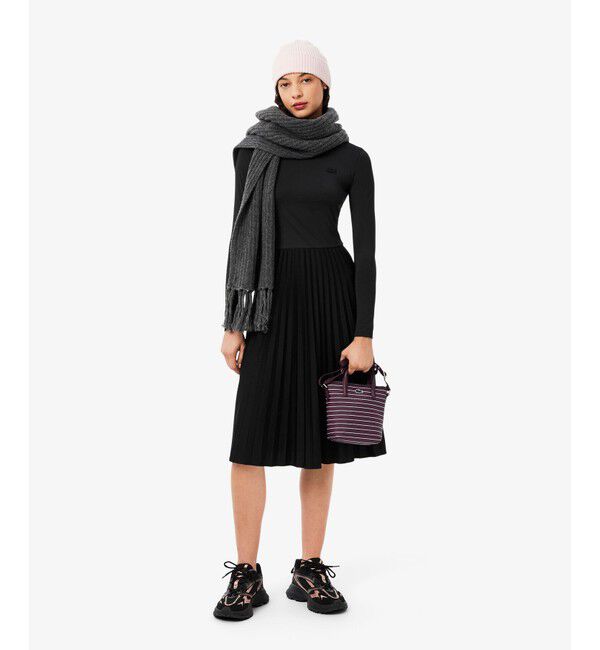 LACOSTE「【EC only】L.12.12コンセプトシーズナル ボーダーミニトートバッグ」|トートバッグ|