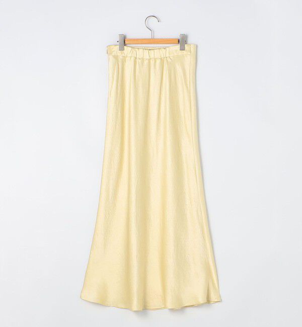 NOLLEY'S sophi「《オールシーズン対応》ウォッシャブルブライトサテンナロースカート」|スカート|