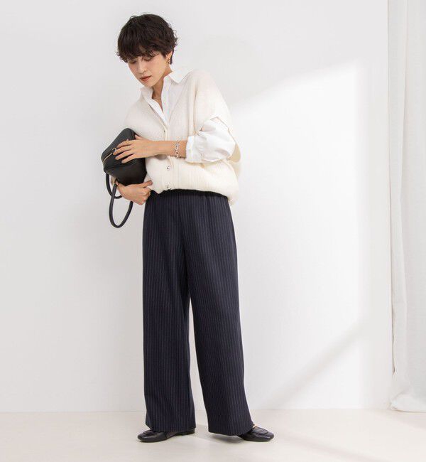 NOLLEY'S「《セットアップ対応》ウォッシャブル両面起毛イージーワイドパンツ」|その他|