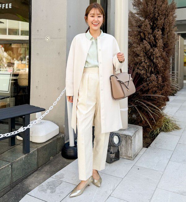 NOLLEY'S「カフス裾リブシフォンシャツ」|シャツ・ブラウス|