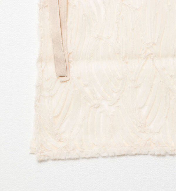 Rie Miller「《セットアップ対応》《手洗い可能》チュール刺繍ラップスカート」|スカート|