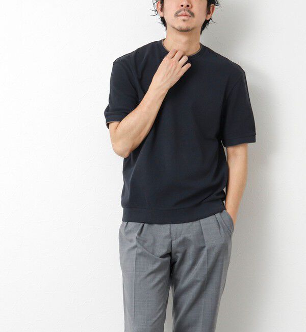 NOLLEY'S goodman「【HERNO/ヘルノ】配色半袖カットソー 25SS」|Tシャツ・カットソー|