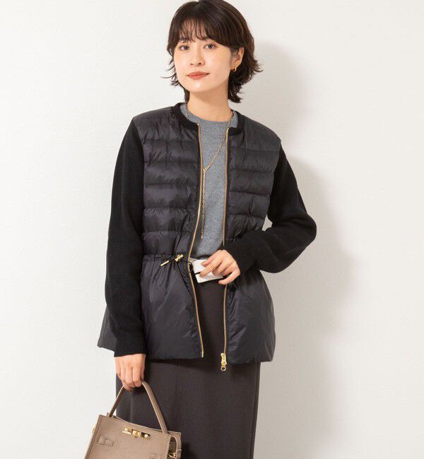 ノーリーズ【TAION/タイオン】別注ニットコンビダウンジャケット美品 TAION/タイオン】別注ニットコンビダウンジャケット（ダウンジャケット