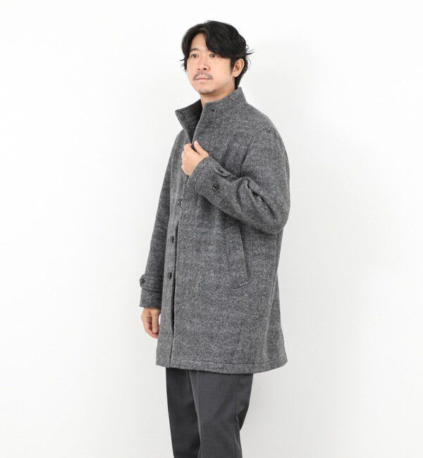 NOLLEY'S goodman「《ビジカジ対応》尾州ビーバースタンドカラーコート 25AW」|その他|