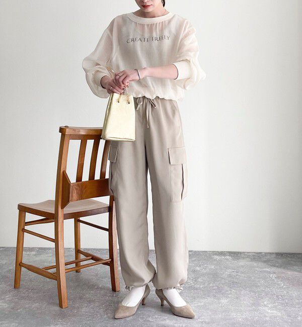 fredy emue「ブライトツイルイージーベイカーパンツ」|カーゴ|