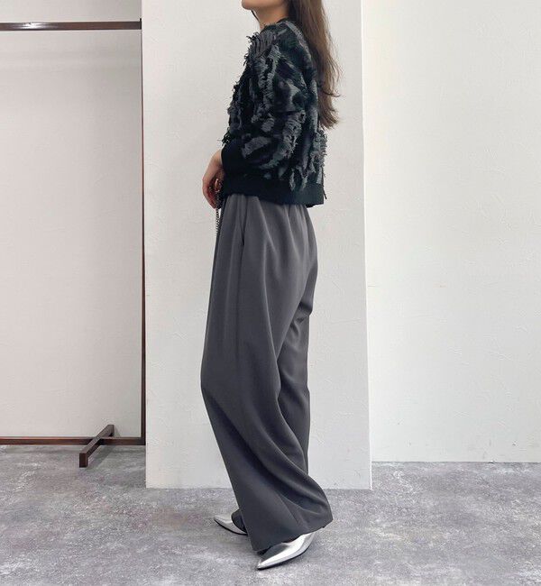 fredy emue「カットフリンジジャガード2WAY カーディガン」|ニット・セーター|