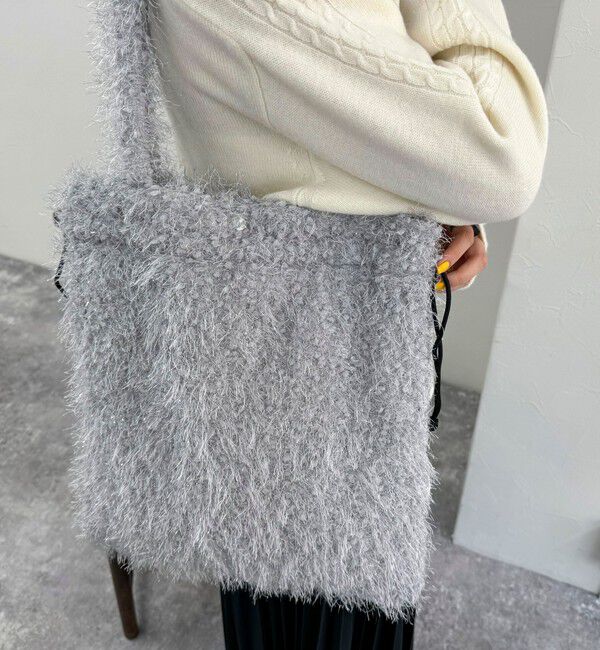 fredy emue「ラメモコモールドロスト トートバック」|トートバッグ|