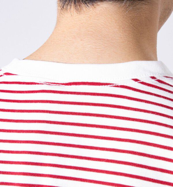 GLOSTER「【GEVACO/ゲバコ】コンパクトTシャツ ベーシッククルーネック ポケT （無地/ストライプ）」|Tシャツ・カットソー|