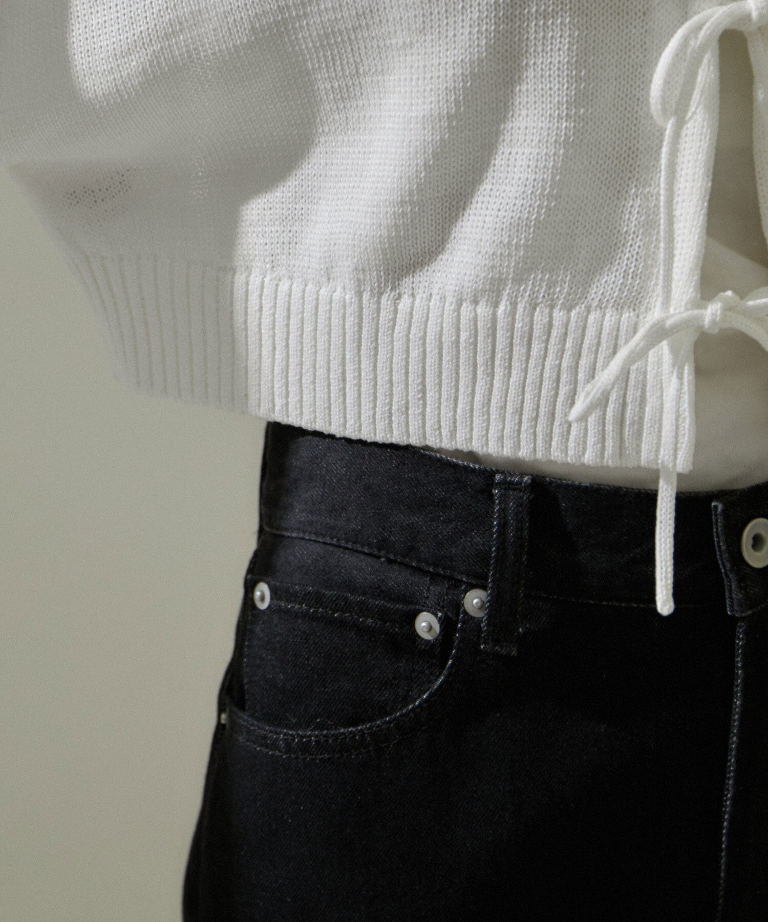 SALON adam et rope'「クロップド2WAYプルオーバー/カーディガン」|ニット・セーター|