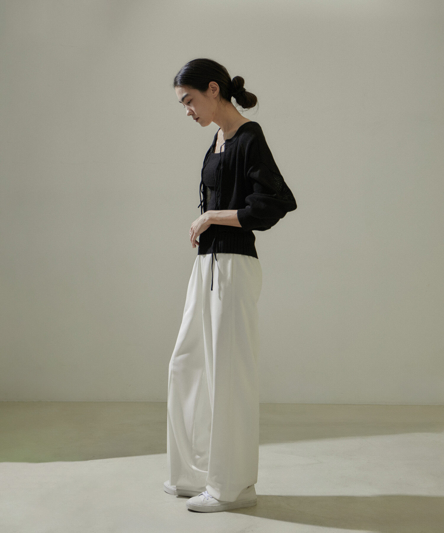 SALON adam et rope'「クロップド2WAYプルオーバー/カーディガン」|ニット・セーター|