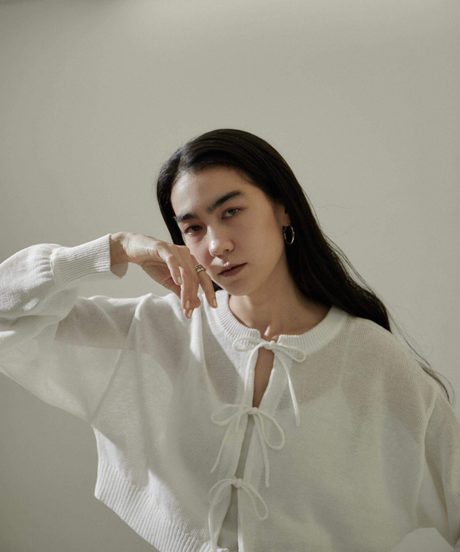 SALON adam et rope'「クロップド2WAYプルオーバー/カーディガン」|ニット・セーター|