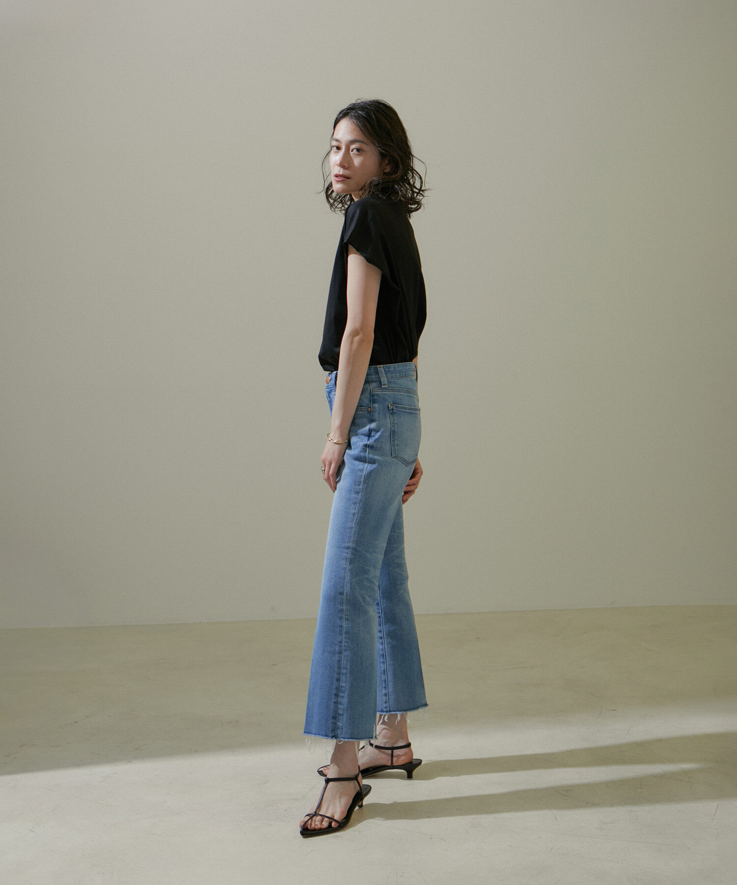 SALON adam et rope'「[24SS]Prima Veil  ゆるドルマンTシャツ【紫外線対策・洗濯耐久】」|Tシャツ・カットソー|