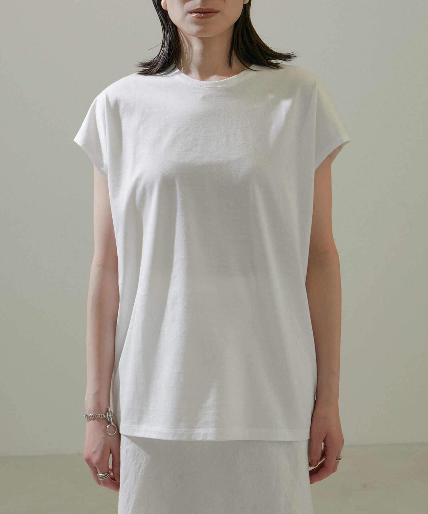 SALON adam et rope'「[24SS]Prima Veil  ゆるドルマンTシャツ【紫外線対策・洗濯耐久】」|Tシャツ・カットソー|