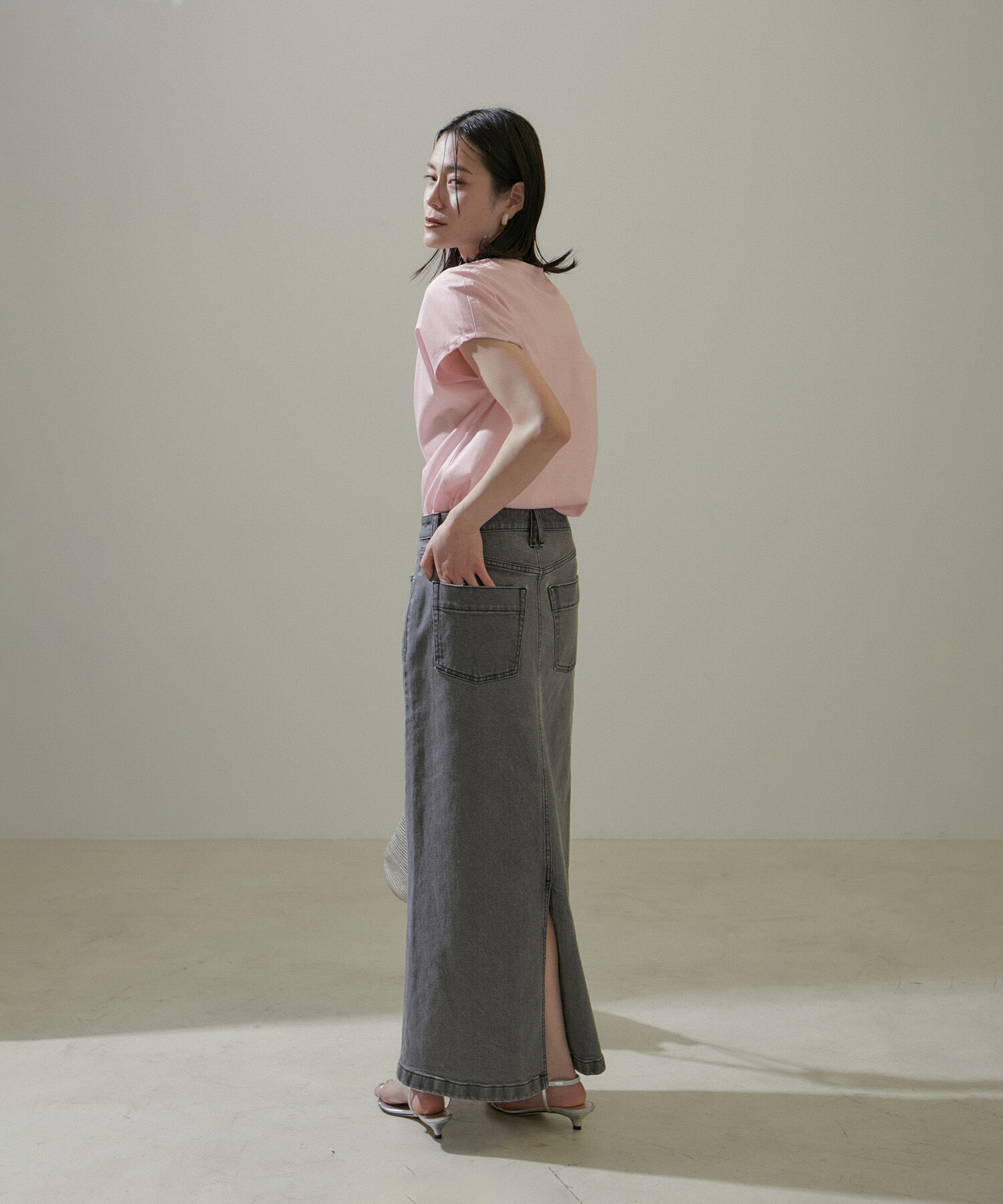 SALON adam et rope'「[24SS]Prima Veil  ゆるドルマンTシャツ【紫外線対策・洗濯耐久】」|Tシャツ・カットソー|