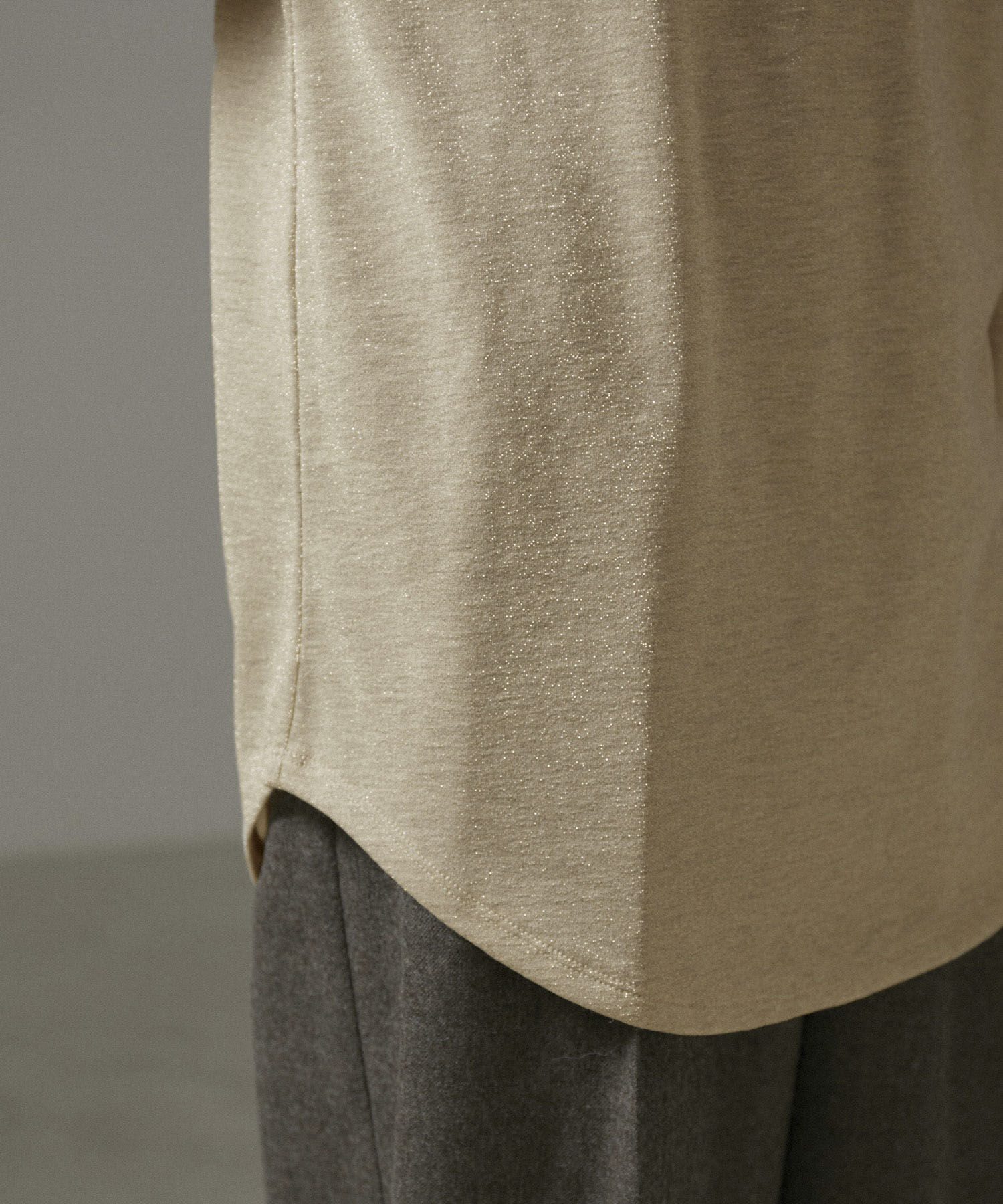 SALON adam et rope'「スパークルラメプルオーバー」|Tシャツ・カットソー|