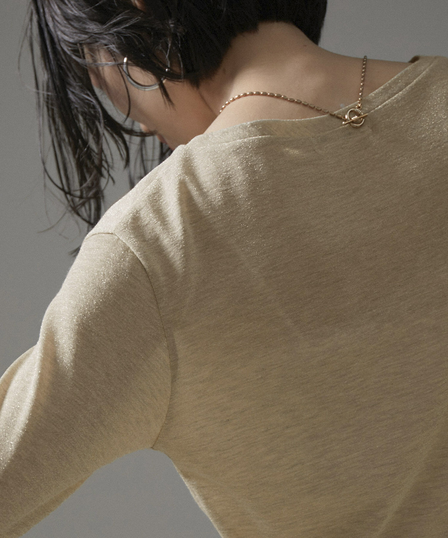SALON adam et rope'「スパークルラメプルオーバー」|Tシャツ・カットソー|