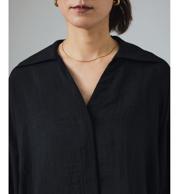 SALON adam et rope'「ビックカラーボリュームスリーブブラウス」|シャツ・ブラウス|