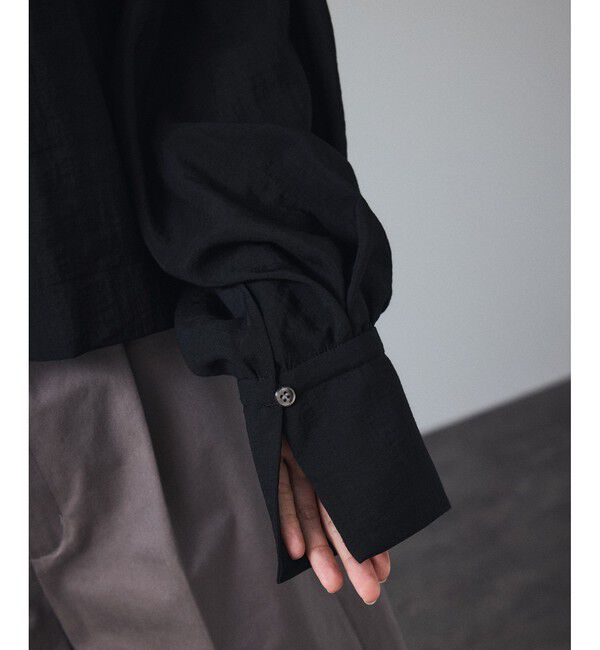 SALON adam et rope'「ビックカラーボリュームスリーブブラウス」|シャツ・ブラウス|