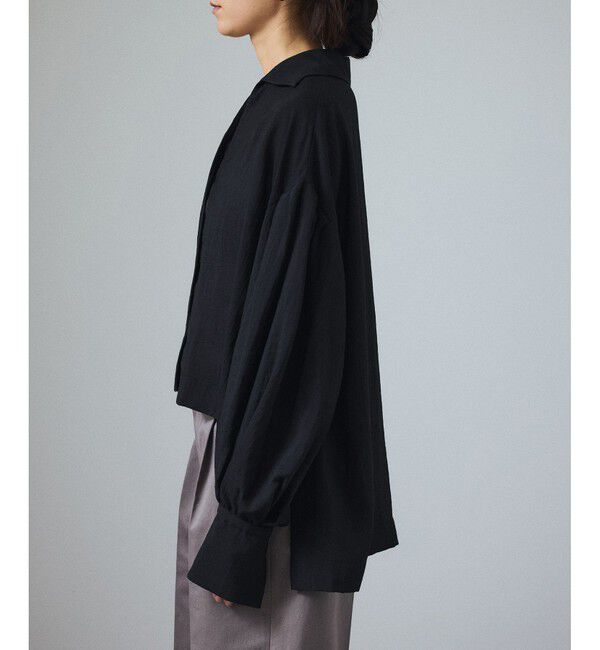 SALON adam et rope'「ビックカラーボリュームスリーブブラウス」|シャツ・ブラウス|