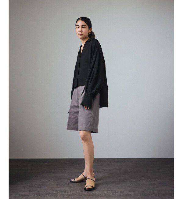 SALON adam et rope'「ビックカラーボリュームスリーブブラウス」|シャツ・ブラウス|