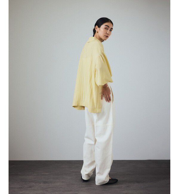 SALON adam et rope'「ビックカラーボリュームスリーブブラウス」|シャツ・ブラウス|