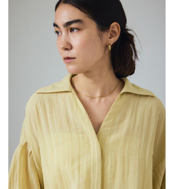 SALON adam et rope'「ビックカラーボリュームスリーブブラウス」|シャツ・ブラウス|