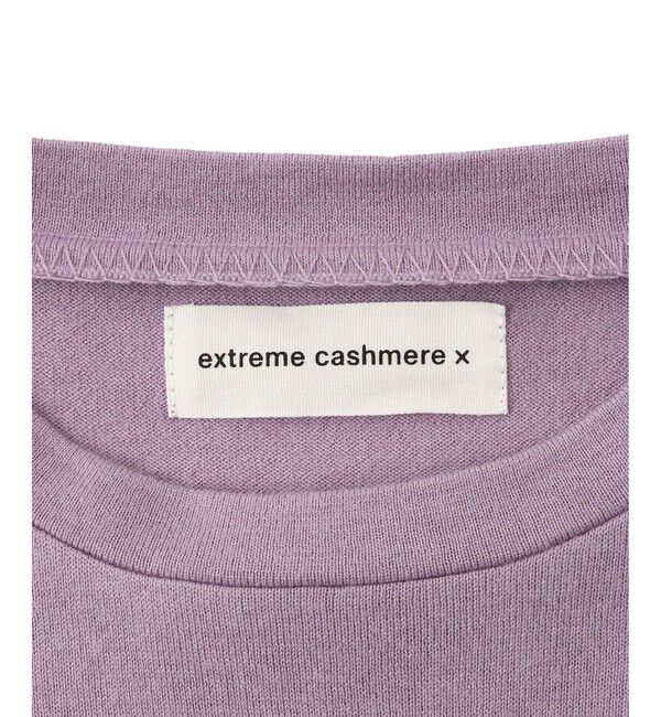 SALON adam et rope'「【J'aDoRe・店舗限定】【extreme cashmere（エクストリーム・カシミア）】lisa クロップドニットロンT」|Tシャツ・カットソー|