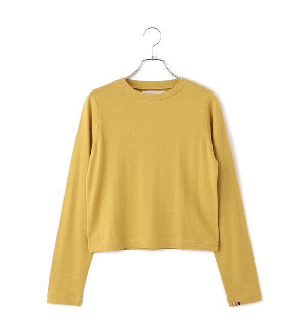 SALON adam et rope'「【J'aDoRe・店舗限定】【extreme cashmere（エクストリーム・カシミア）】lisa クロップドニットロンT」|Tシャツ・カットソー|