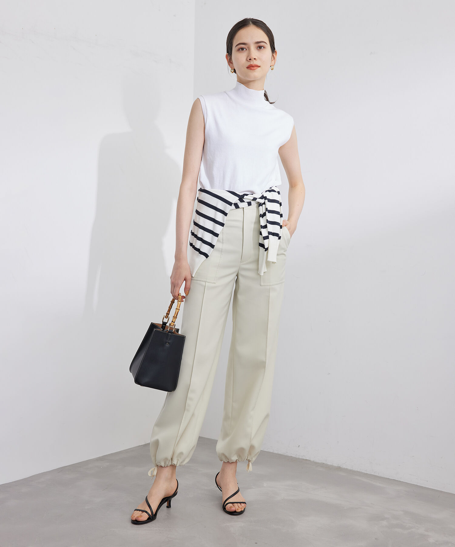 ROPE「【ITALY】ハイネックノースリーブニット」|Tシャツ・カットソー|