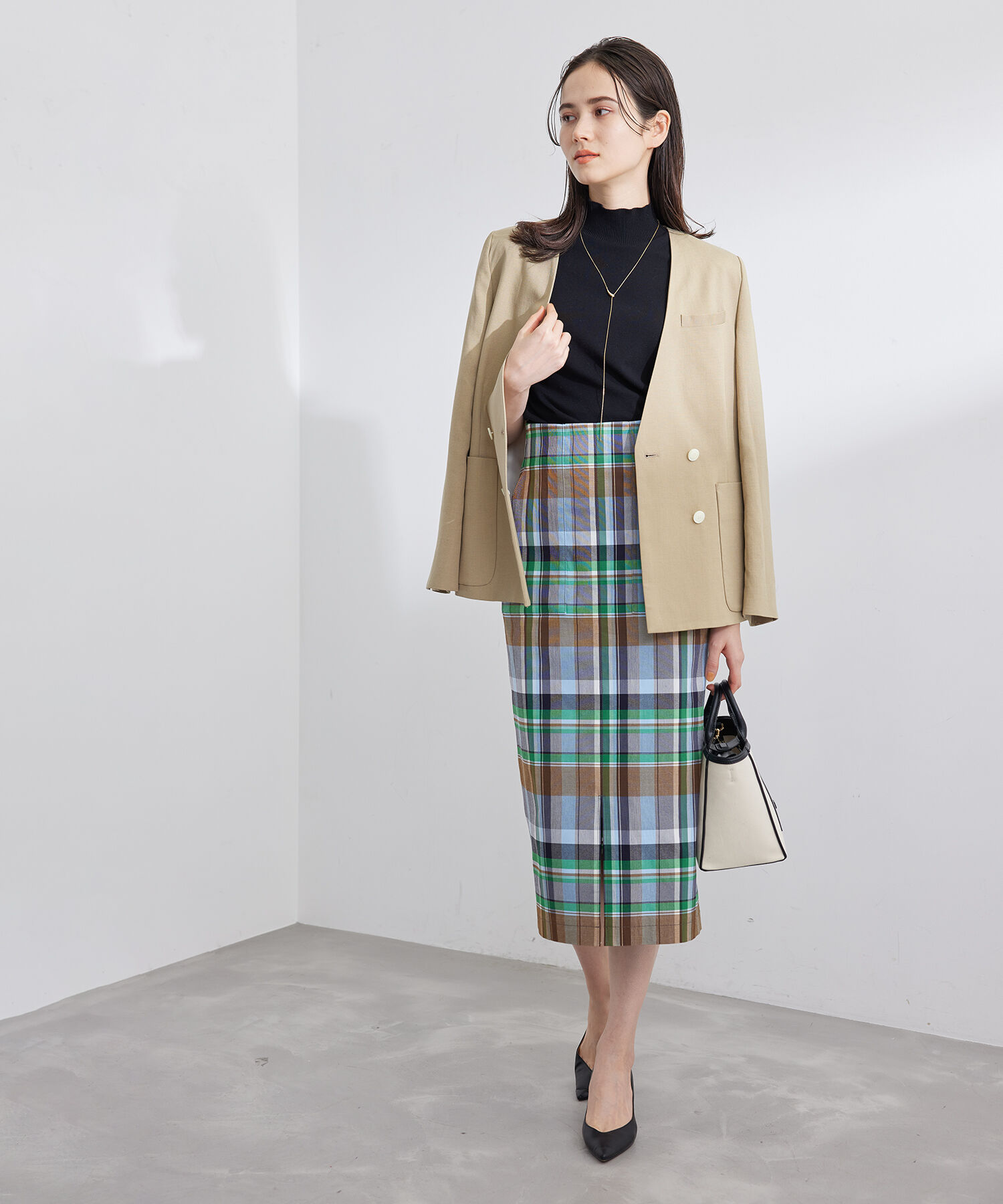 ROPE「【ITALY】ハイネックノースリーブニット」|Tシャツ・カットソー|