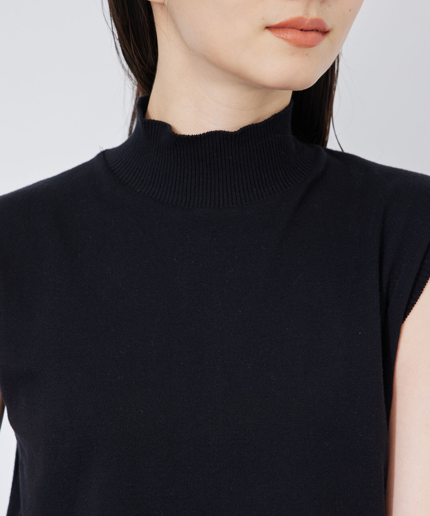 ROPE「【ITALY】ハイネックノースリーブニット」|Tシャツ・カットソー|