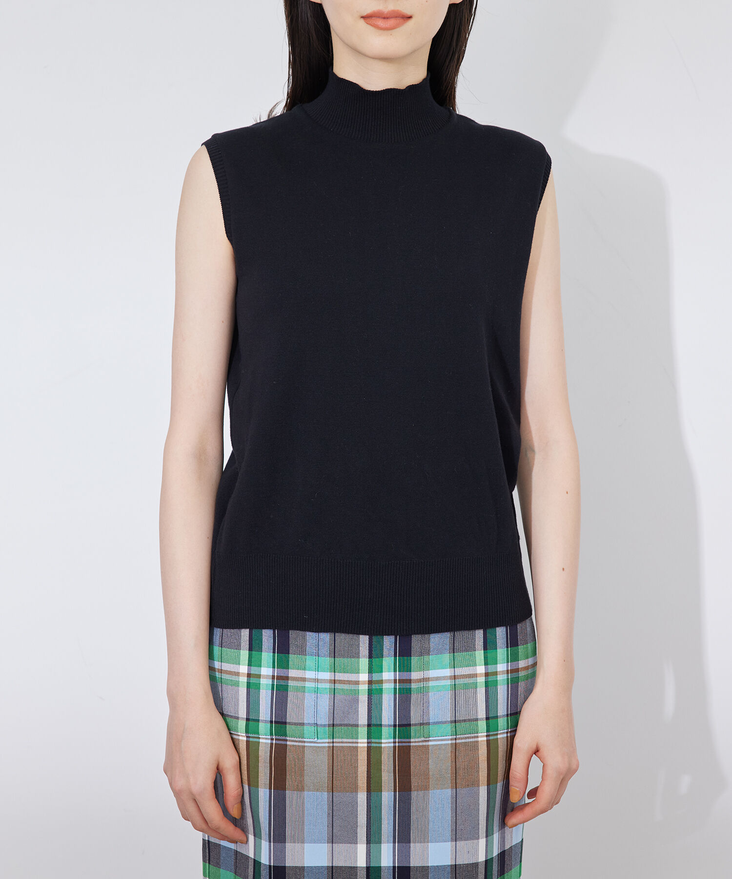 ROPE「【ITALY】ハイネックノースリーブニット」|Tシャツ・カットソー|