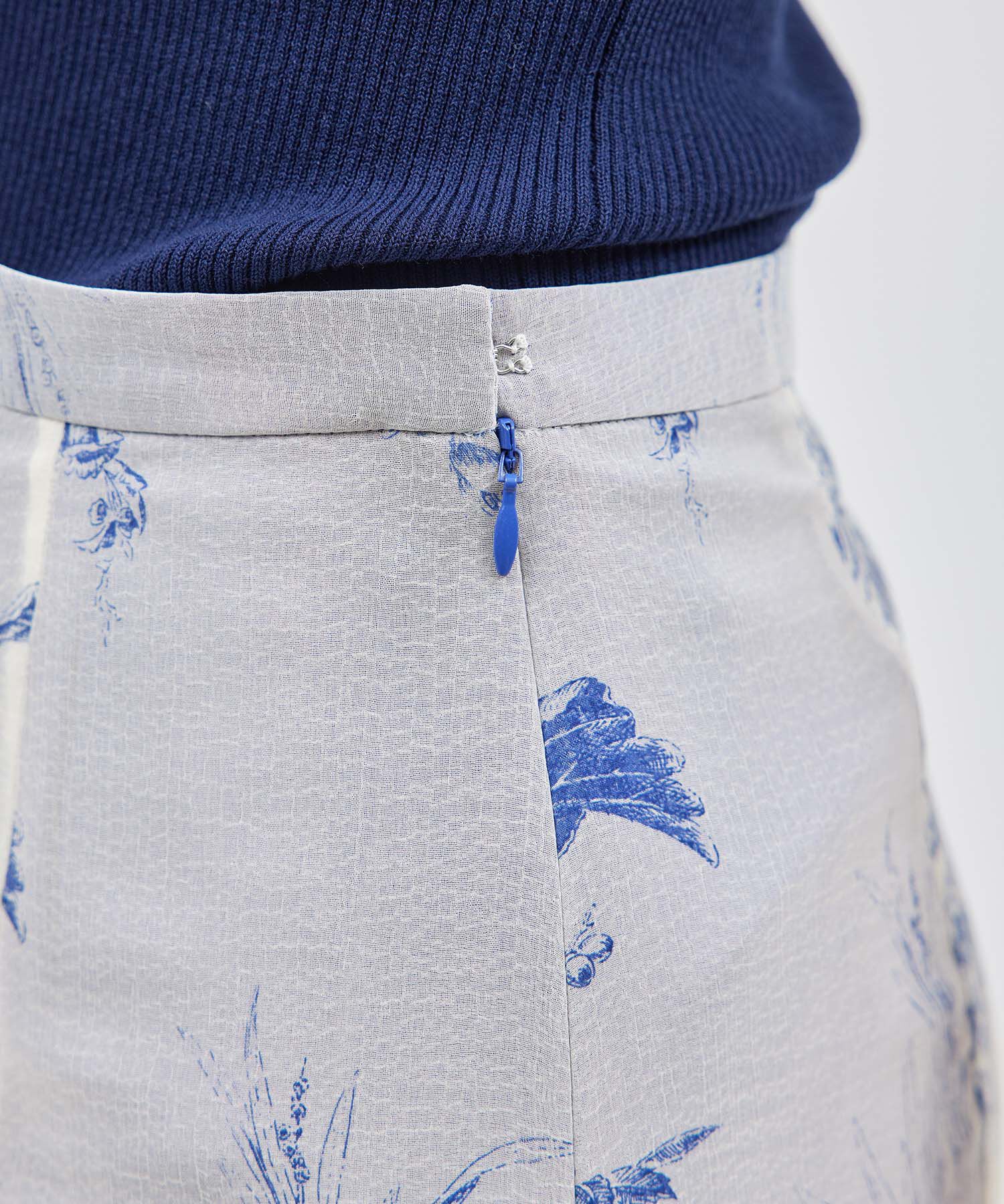 ROPE「プリントマーメイドラインスカート」|スカート|