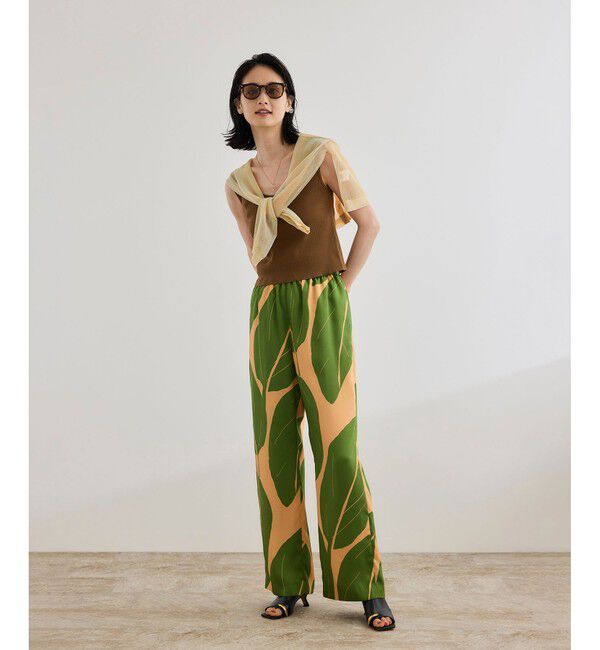 ROPE「テレコスリーブレスニットプルオーバー/洗える」|ニット・セーター|