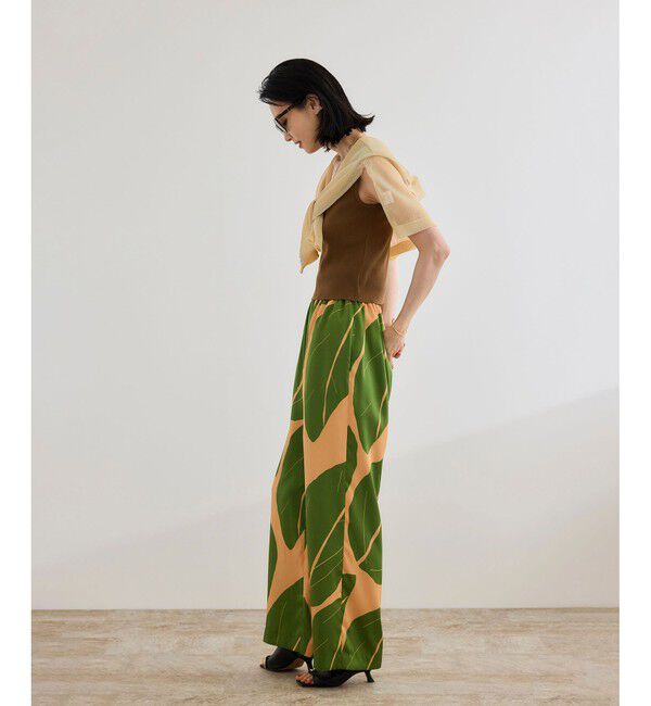 ROPE「テレコスリーブレスニットプルオーバー/洗える」|ニット・セーター|