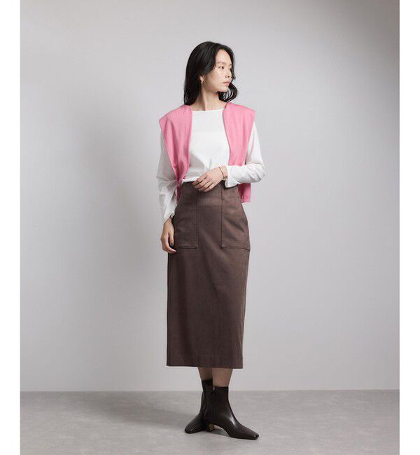 ROPE「アナグラム刺繍 ロングスリーブカットソー/イージーケア」|Tシャツ・カットソー|