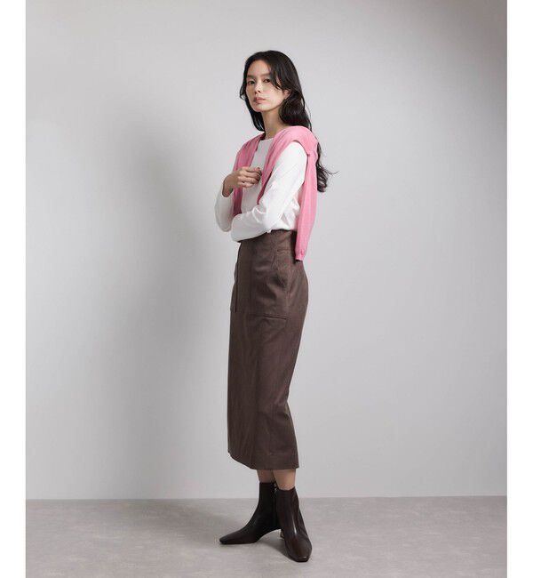 ROPE「アナグラム刺繍 ロングスリーブカットソー/イージーケア」|Tシャツ・カットソー|