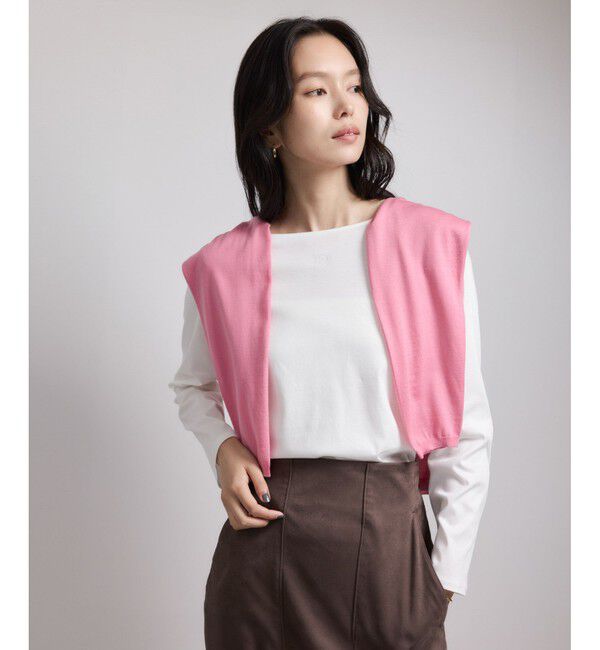 ROPE「アナグラム刺繍 ロングスリーブカットソー/イージーケア」|Tシャツ・カットソー|