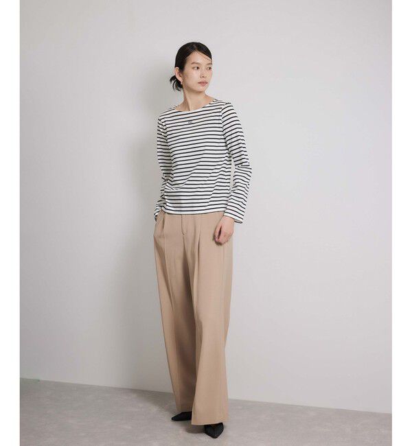 ROPE「アナグラム刺繍 ロングスリーブカットソー/イージーケア」|Tシャツ・カットソー|