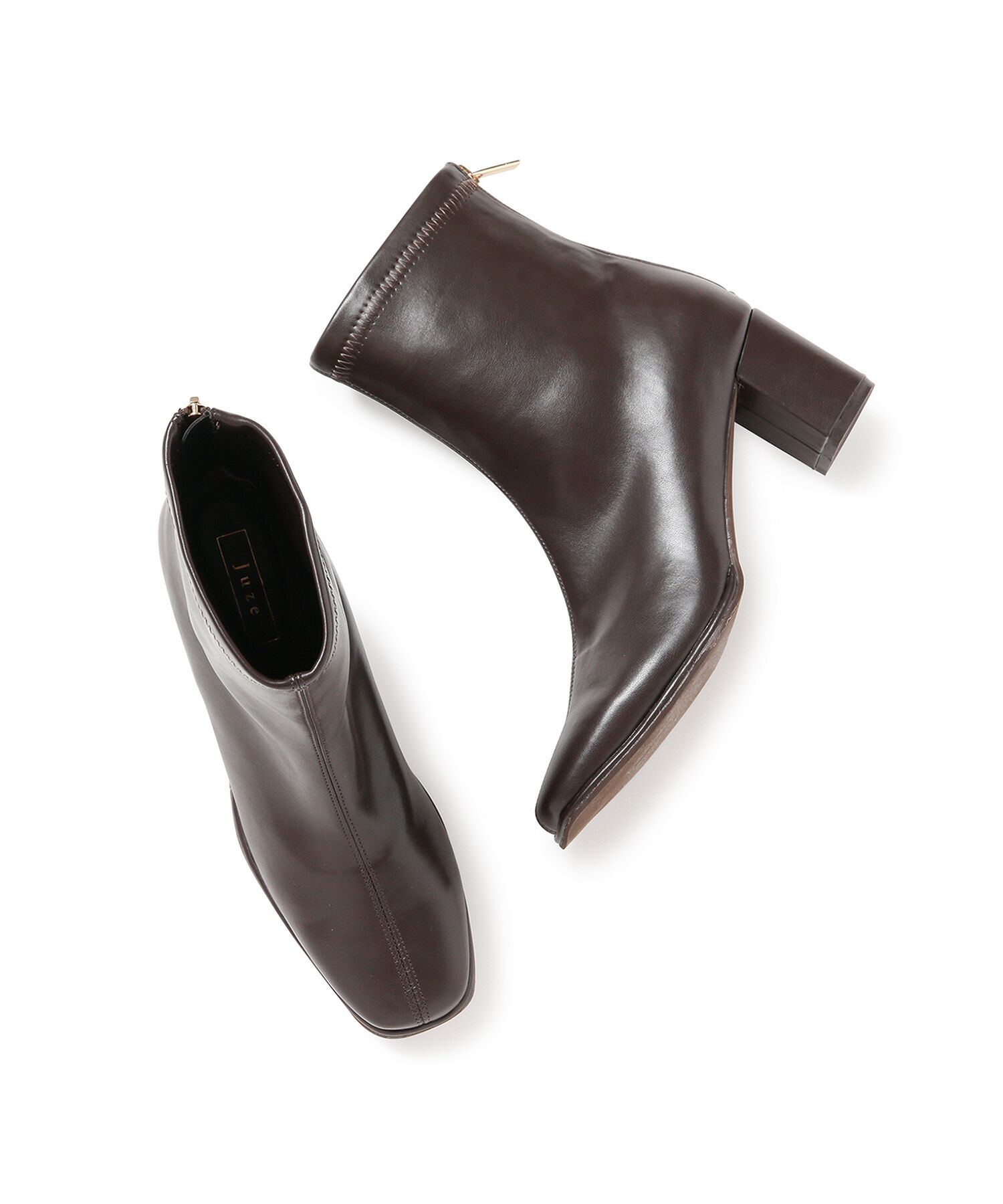 Juze「柔らかく足にフィット。スクエアトゥストレッチブーツ」|その他|