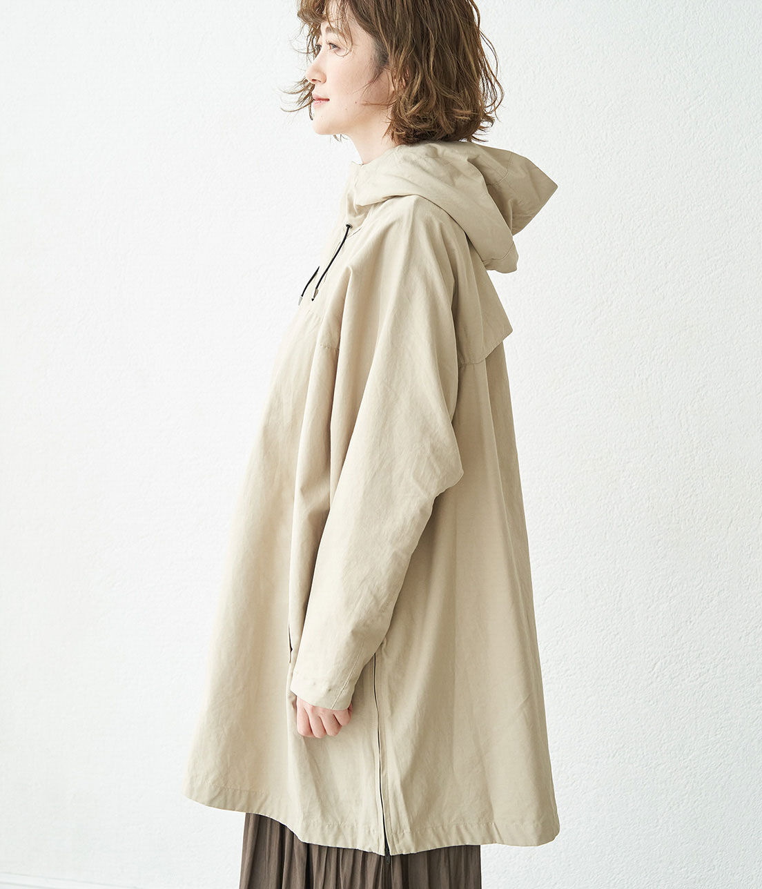 Rope&rsquo;Picnic「【撥水加工・花粉ガード】フードオーバーブルゾン」|アウトドア|