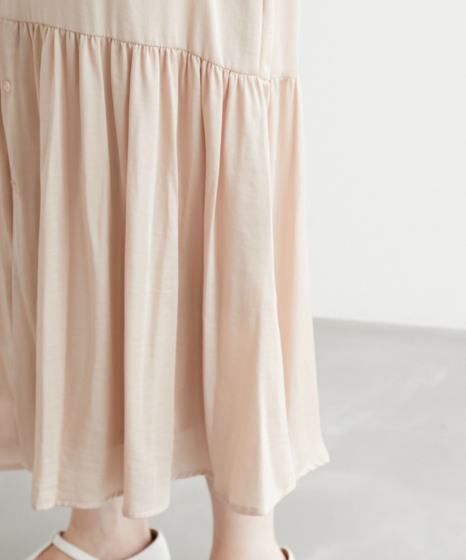 Rope&rsquo;Picnic「ローウエスト切替サテンシャツワンピース」|その他|