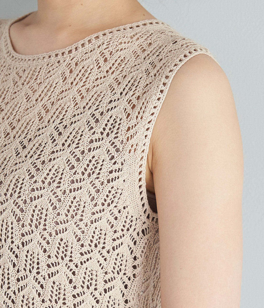 Rope&rsquo;Picnic「フリンジ付きニットワンピース」|ワンピース|