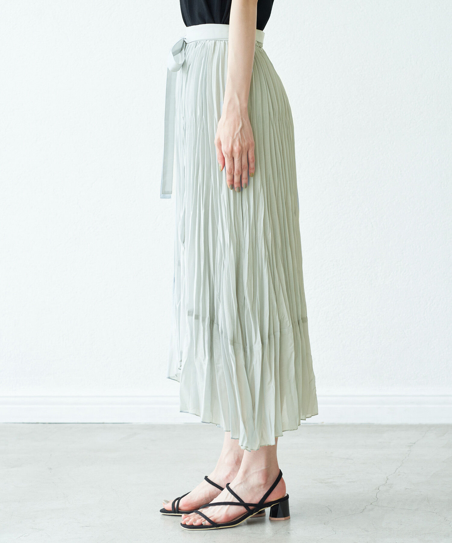 Rope&rsquo;Picnic「【撥水加工】シアープリーツスカート」|スカート|
