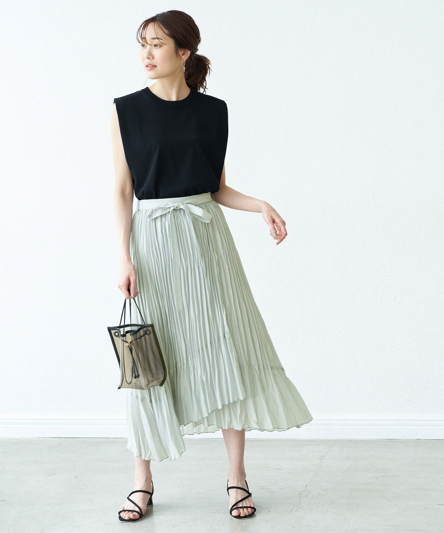 Rope&rsquo;Picnic「【撥水加工】シアープリーツスカート」|スカート|