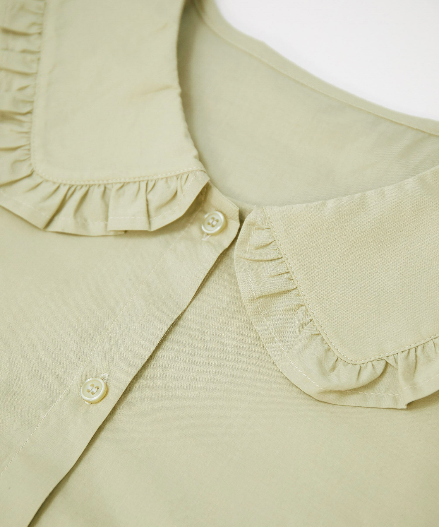 Rope&rsquo;Picnic「セーラーフリルノースリーブブラウス」|シャツ・ブラウス|