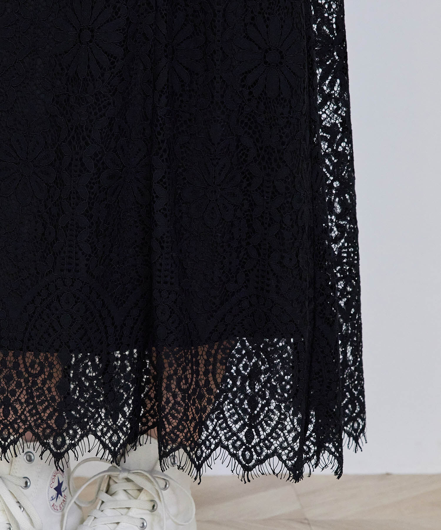 Rope&rsquo;Picnic「ハイウエストレーススカート」|スカート|