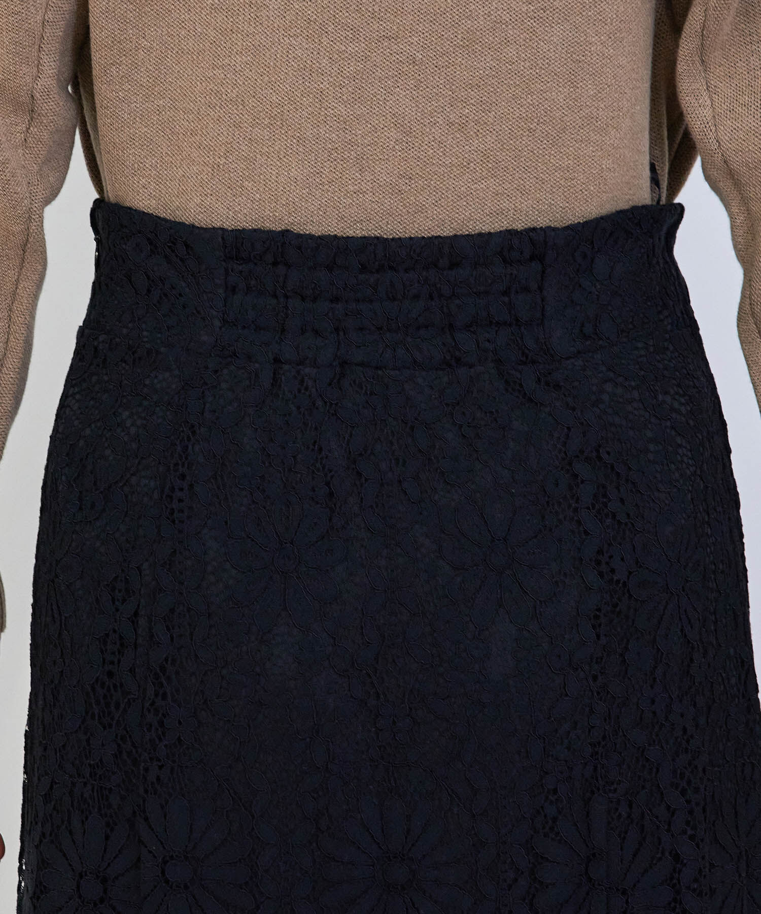 Rope&rsquo;Picnic「ハイウエストレーススカート」|スカート|