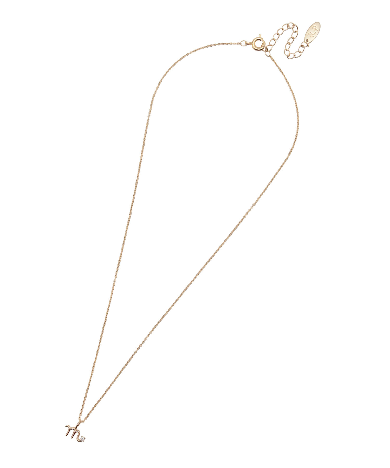 ROPE PICNIC PASSAGE「イニシャルパーツトッププチペンダント」|ネックレス|